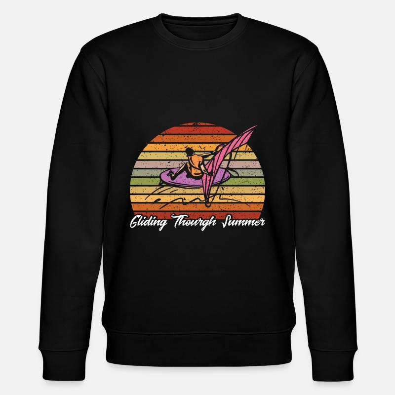 Surfer Windsurfer Windsurfing Surfing Cadeau - Sweat bio CHANGER Stanley/Stella Unisexe - noir