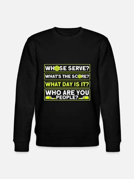Paddleball Pickleball Player Pickleball Gift - Stanley/Stella CHANGER Unisex Organic Sweatshirt - black