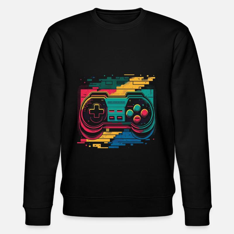 Console rétro - Sweat bio CHANGER Stanley/Stella Unisexe - noir