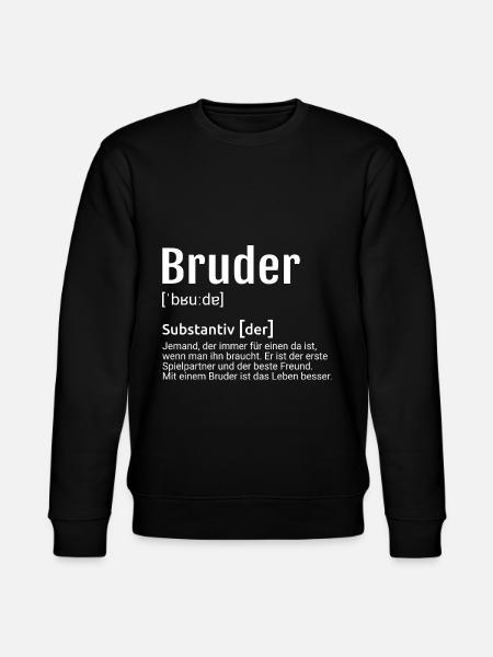 Bruder Definition - Stanley/Stella Unisex Bio-Sweatshirt CHANGER - Schwarz