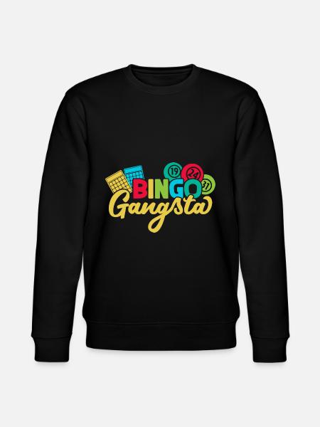 Bingo Game Gangsta Bingo - Stanley/Stella CHANGER Unisex Organic Sweatshirt - black