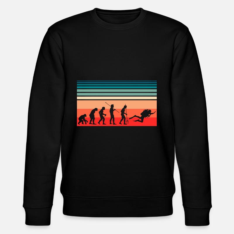 Evolution Plongée - Sweat bio CHANGER Stanley/Stella Unisexe - noir