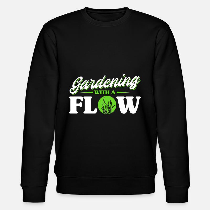 Wassergärtner Gärtnern im Fluss Geschenk - Stanley/Stella Unisex Bio-Sweatshirt CHANGER - Schwarz