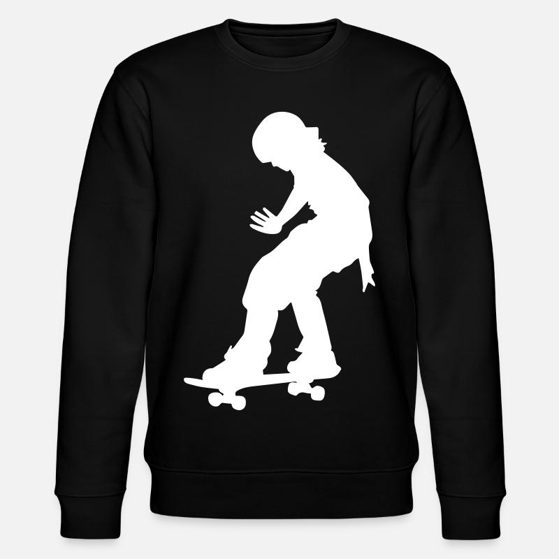 Skaterin - Stanley/Stella Unisex Bio-Sweatshirt CHANGER  - Schwarz
