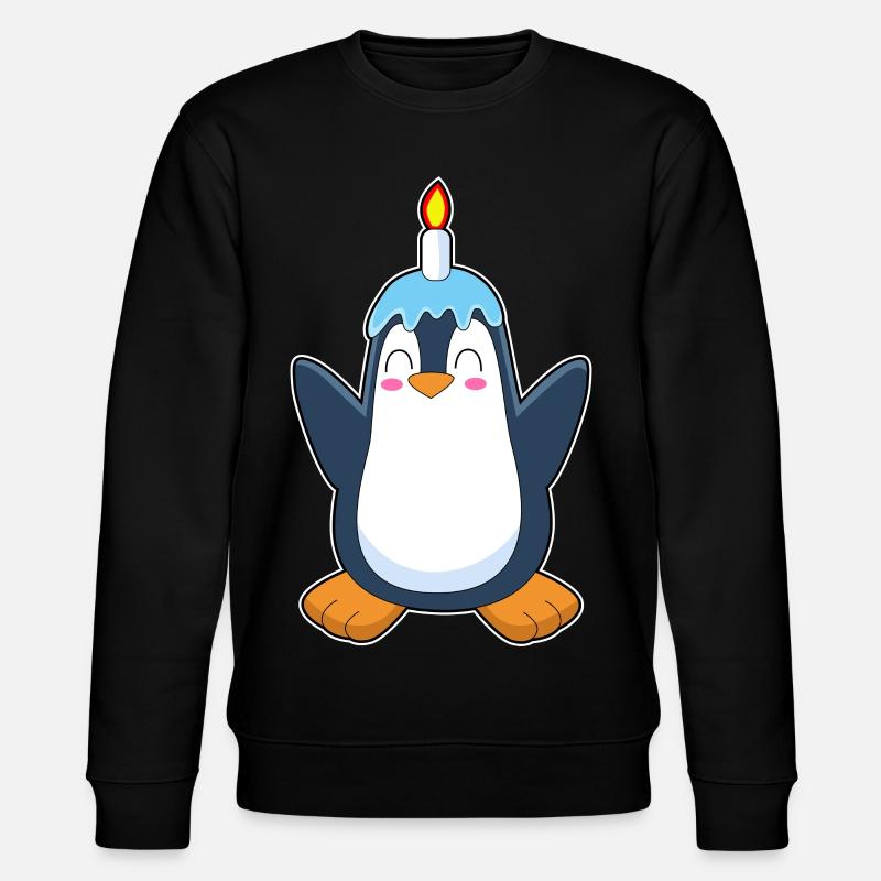 Bougie d’anniversaire Pingouin - Sweat bio CHANGER Stanley/Stella Unisexe - noir
