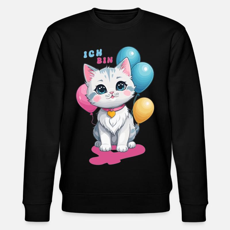 J’ai quatre ans ! - Sweat bio CHANGER Stanley/Stella Unisexe - noir