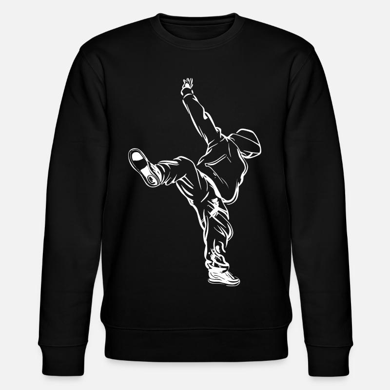 Breakdancer Sketch - Stanley/Stella CHANGER Unisex Organic Sweatshirt - black