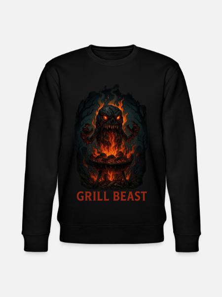 Grill Beast - Stanley/Stella CHANGER Unisex Organic Sweatshirt - black