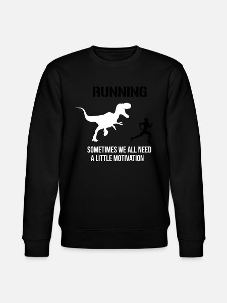 Motivation to run - Stanley/Stella CHANGER Unisex Organic Sweatshirt - black