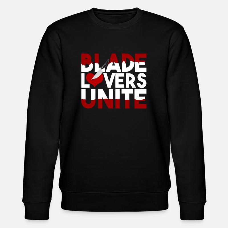 Blade Lover Unite - Stanley/Stella CHANGER Unisex Organic Sweatshirt - black