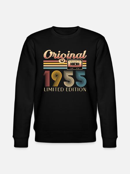 70. Geburtstag 70 Jahre Original 1955 - Stanley/Stella Unisex Bio-Sweatshirt CHANGER - Schwarz