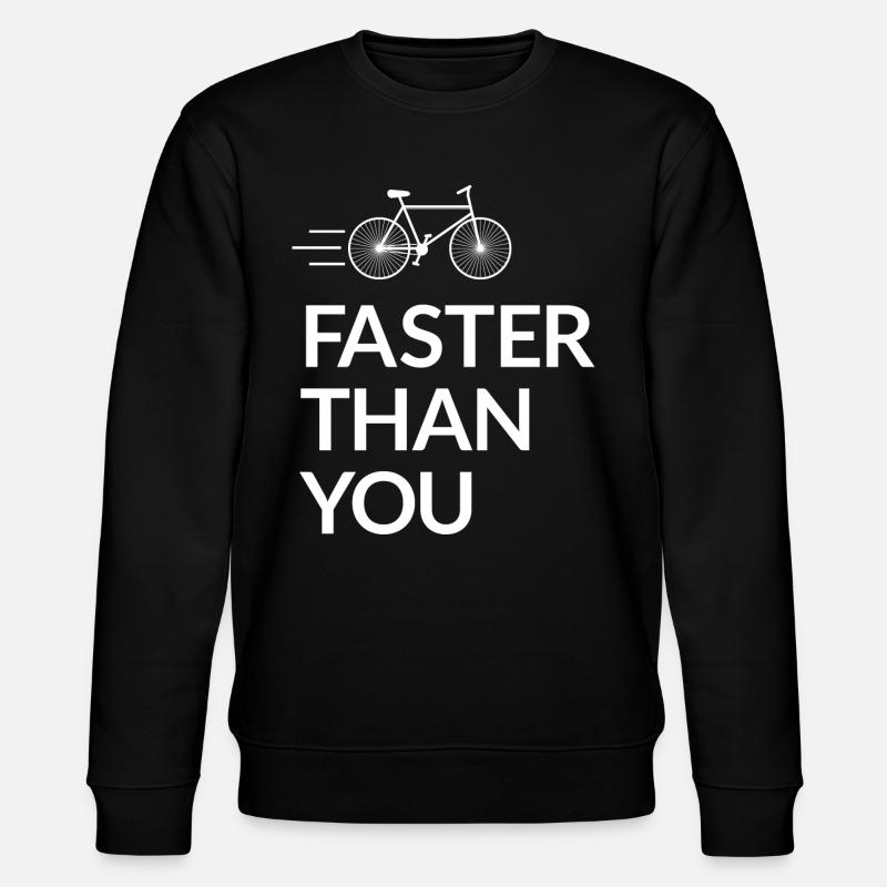 Faster than you - Sweat bio CHANGER Stanley/Stella Unisexe - noir