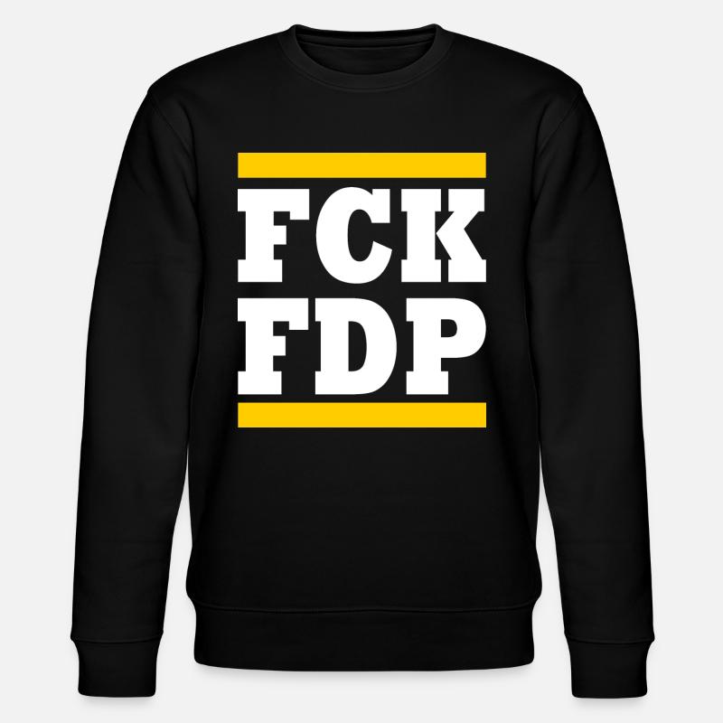 Fck fdp - Stanley/Stella Unisex Bio-Sweatshirt CHANGER - Schwarz