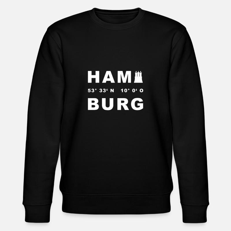Hambourg - Sweat bio CHANGER Stanley/Stella Unisexe - noir