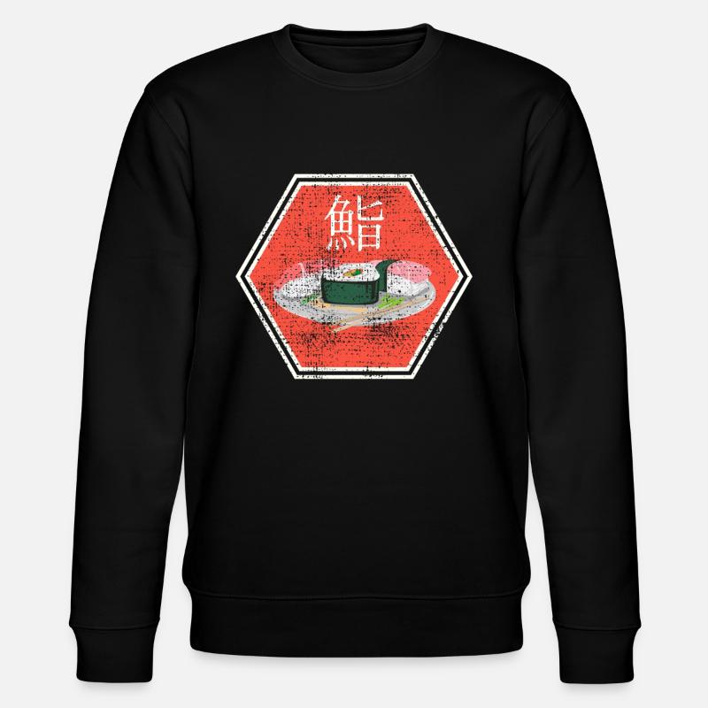 Sushi - Stanley/Stella Unisex Bio-Sweatshirt CHANGER  - Schwarz