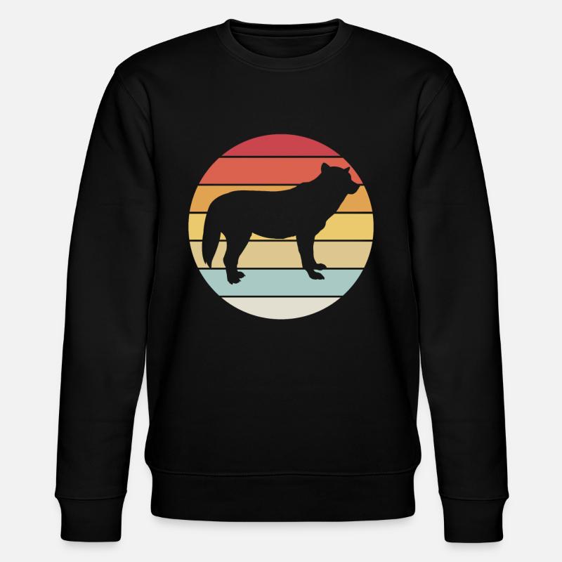 Wolf - Stanley/Stella Unisex Bio-Sweatshirt CHANGER  - Schwarz