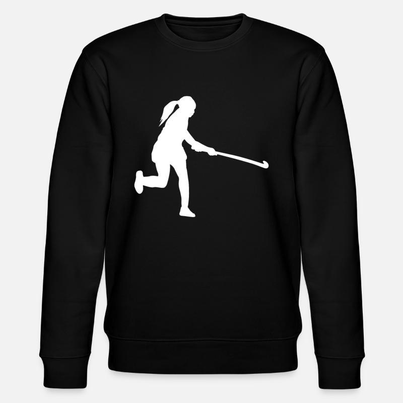Feldhockey - Stanley/Stella Unisex Bio-Sweatshirt CHANGER  - Schwarz