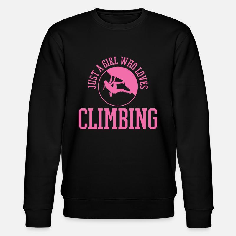 Klettern - Stanley/Stella Unisex Bio-Sweatshirt CHANGER  - Schwarz