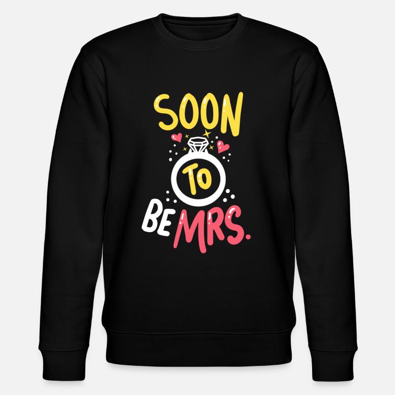 Hochzeit - Stanley/Stella Unisex Bio-Sweatshirt CHANGER  - Schwarz
