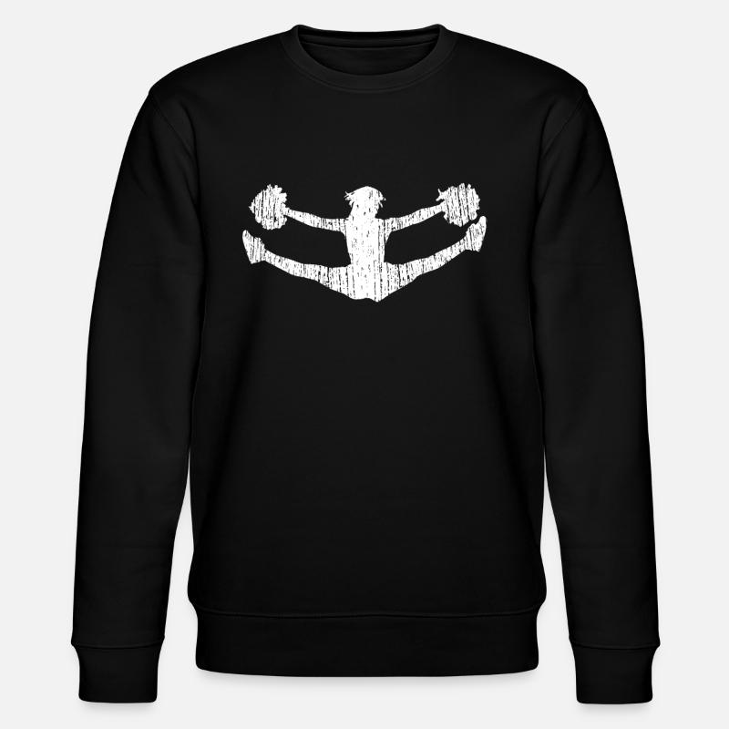 Cheerleader split - Stanley/Stella CHANGER Unisex Organic Sweatshirt - black