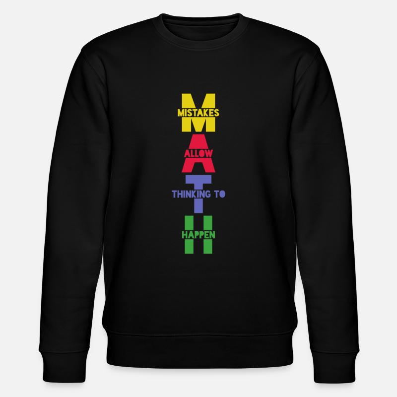 Math math math - Stanley/Stella CHANGER Unisex Organic Sweatshirt - black