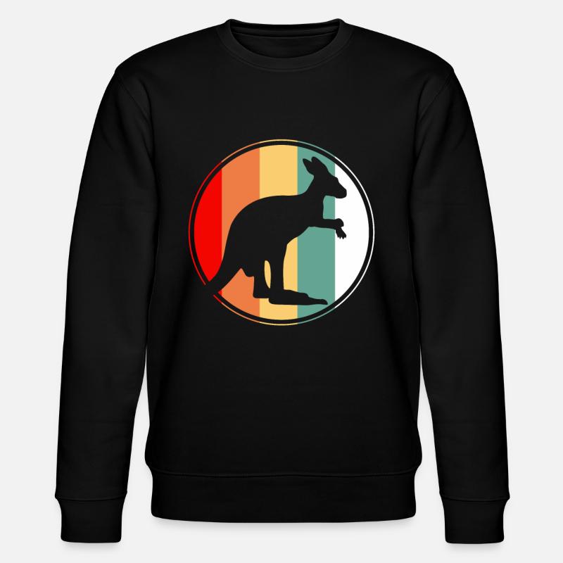 Kangaroo Australia - Stanley/Stella CHANGER Unisex Organic Sweatshirt - black