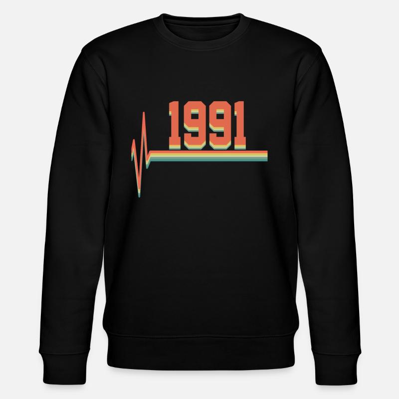 1991 1991 1991 - Sweat bio CHANGER Stanley/Stella Unisexe - noir