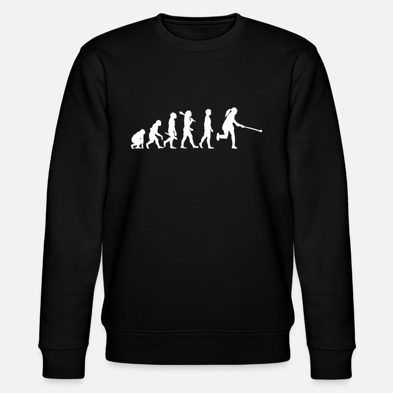 Feldhockey - Stanley/Stella Unisex Bio-Sweatshirt CHANGER  - Schwarz