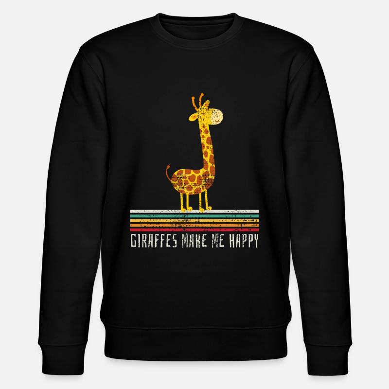 girafe - Sweat bio CHANGER Stanley/Stella Unisexe - noir