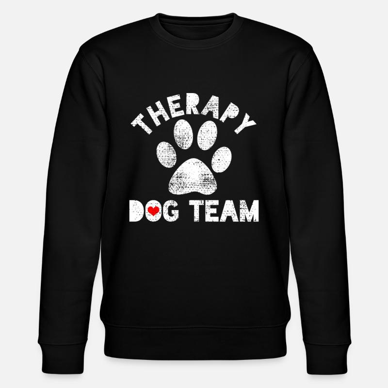 Hundetherapeutin - Stanley/Stella Unisex Bio-Sweatshirt CHANGER  - Schwarz