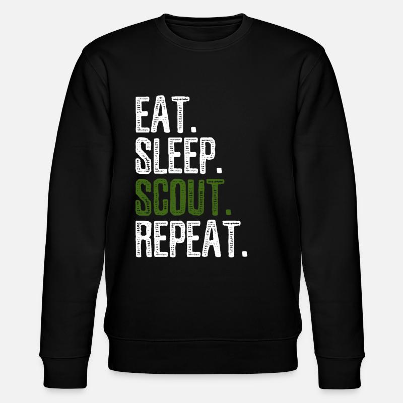 Scouting - Stanley/Stella Unisex Bio-Sweatshirt CHANGER  - Schwarz