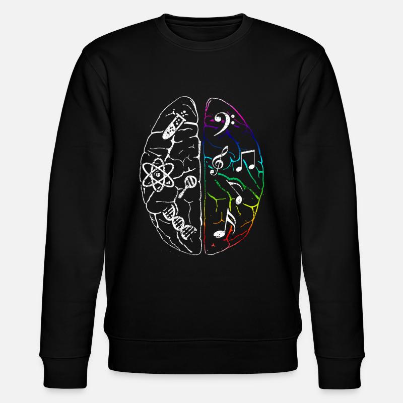 Brain Neurology - Stanley/Stella Unisex Bio-Sweatshirt CHANGER  - Schwarz