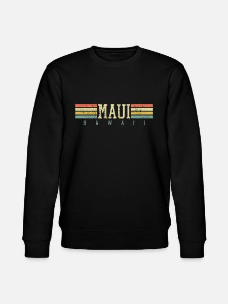Maui Hawaii - Stanley/Stella CHANGER Unisex Organic Sweatshirt - black