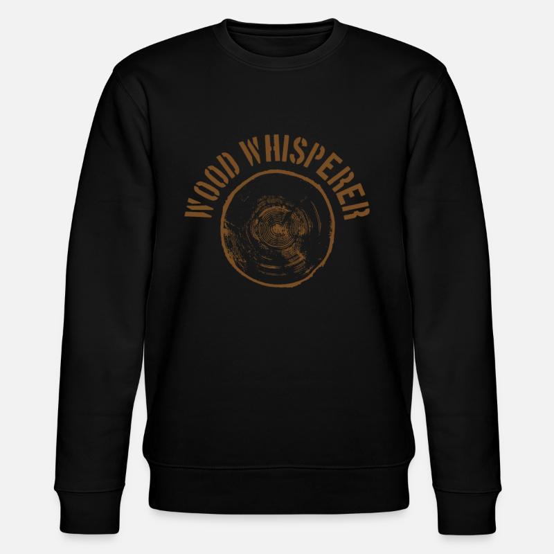 Holzbearbeitung - Stanley/Stella Unisex Bio-Sweatshirt CHANGER - Schwarz