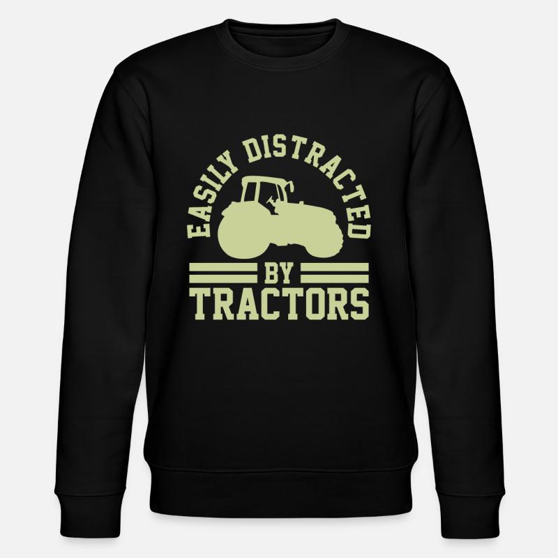 Traktoren - Stanley/Stella Unisex Bio-Sweatshirt CHANGER  - Schwarz