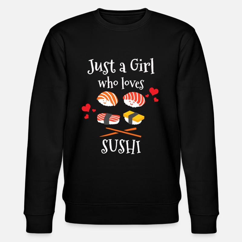 Sushi - Stanley/Stella Unisex Bio-Sweatshirt CHANGER  - Schwarz