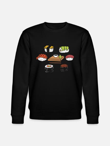 Sushi - Stanley/Stella Unisex Bio-Sweatshirt CHANGER  - Schwarz