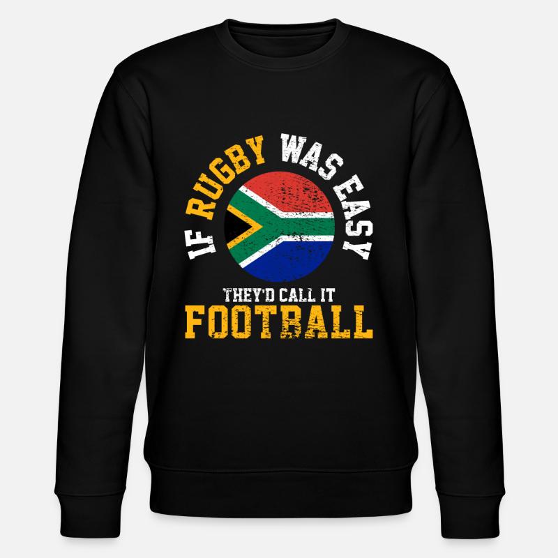 Rugby Afrique du Sud - Sweat bio CHANGER Stanley/Stella Unisexe - noir