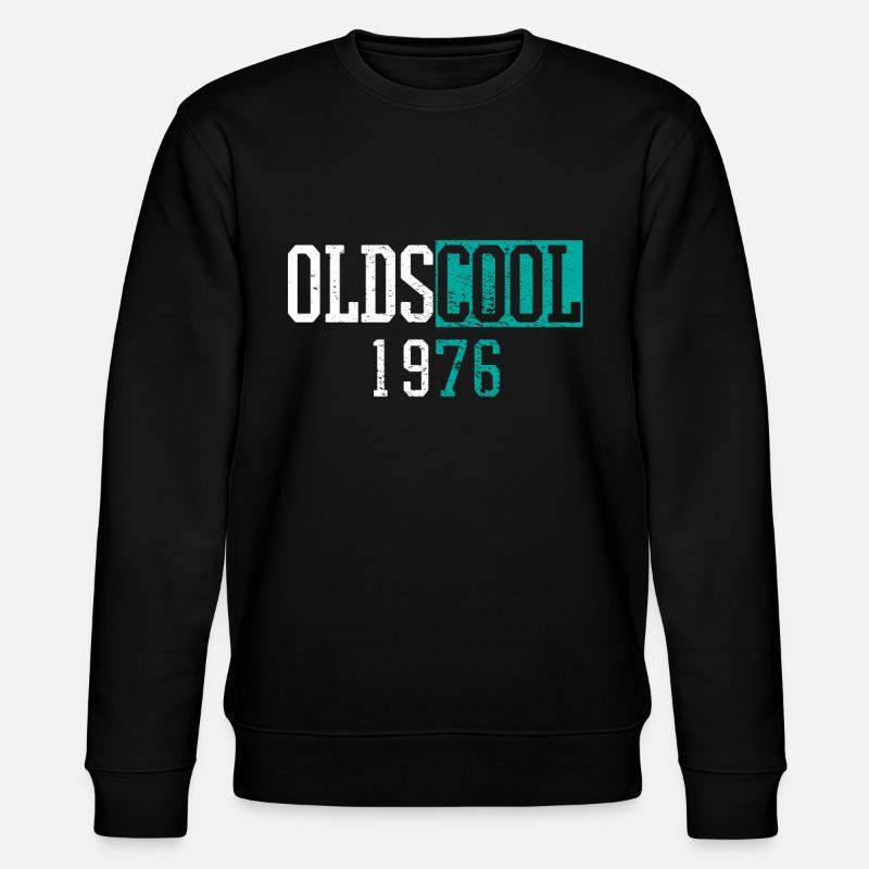 Oldschool 1976 - Stanley/Stella Unisex Bio-Sweatshirt CHANGER  - Schwarz