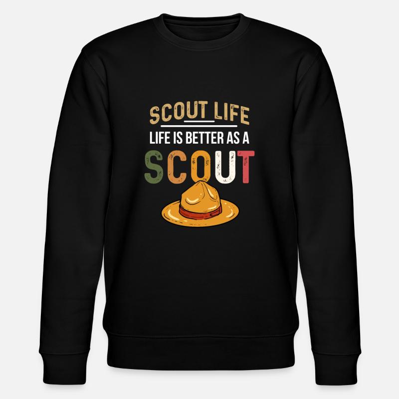 scout - Sweat bio CHANGER Stanley/Stella Unisexe - noir