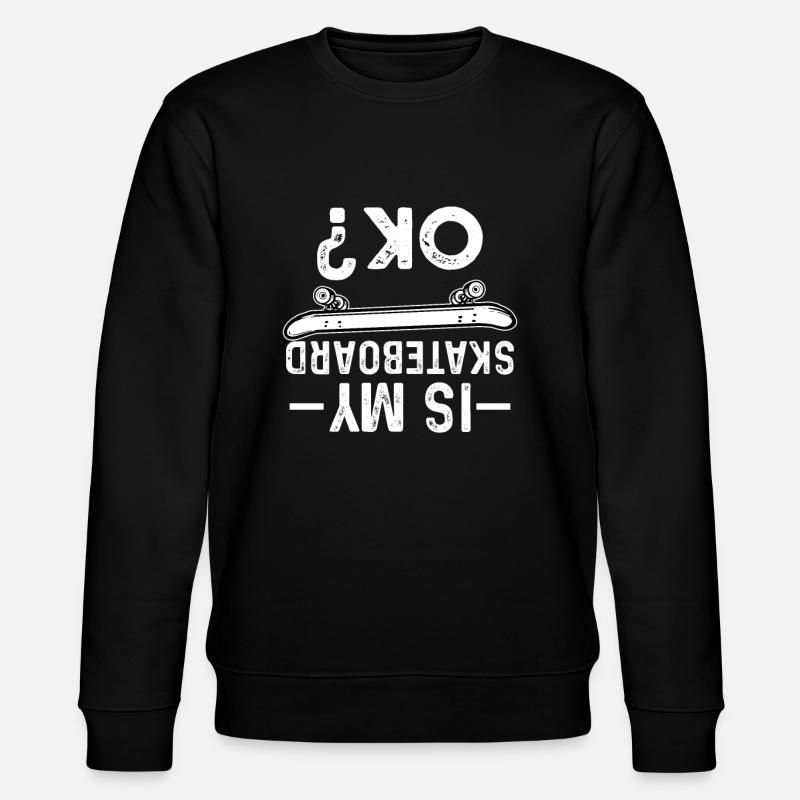 Skateboard Skateboard - Sweat bio CHANGER Stanley/Stella Unisexe - noir