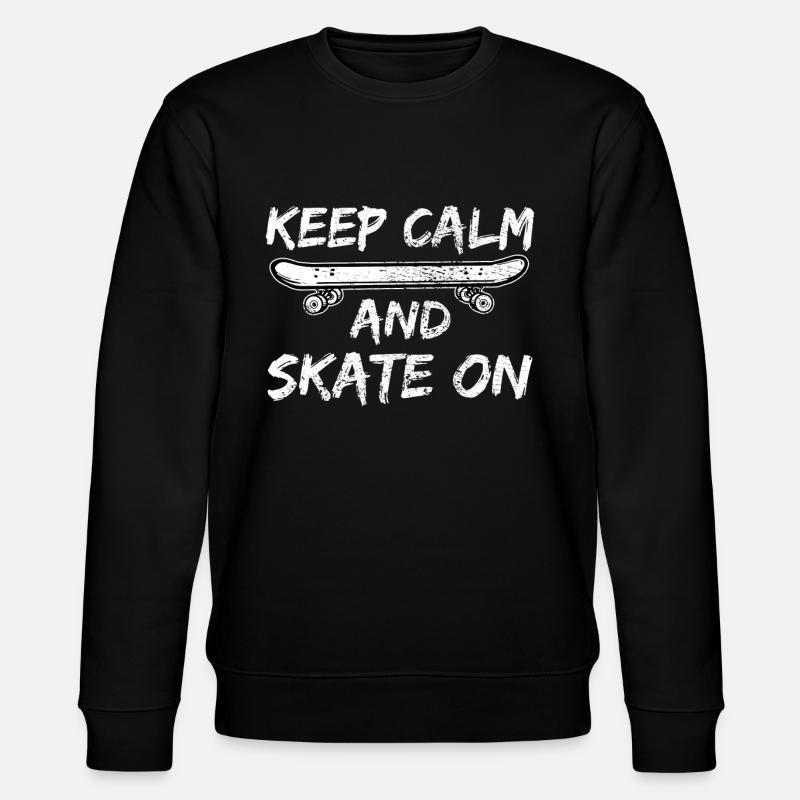 Skateboarden Skateboarding - Stanley/Stella Unisex Bio-Sweatshirt CHANGER - Schwarz