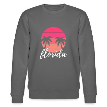 Florida - Stanley/Stella CHANGER Unisex Organic Sweatshirt - burgundy - Front - Nik (191cm) & Marisol (170cm)