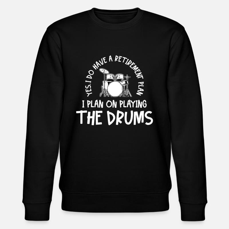 batteur - Sweat bio CHANGER Stanley/Stella Unisexe - noir