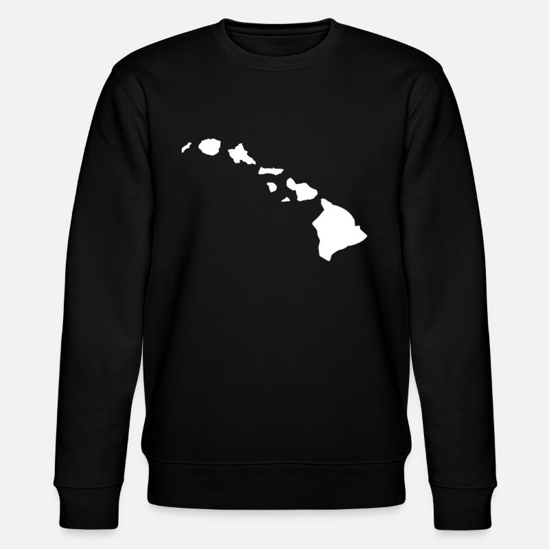Hawaii - Stanley/Stella Unisex Bio-Sweatshirt CHANGER  - Schwarz
