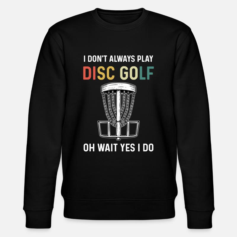 Disc Golf - Stanley/Stella Unisex Bio-Sweatshirt CHANGER  - Schwarz
