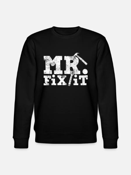 Handyman DIY enthusiasts - Stanley/Stella CHANGER Unisex Organic Sweatshirt - black