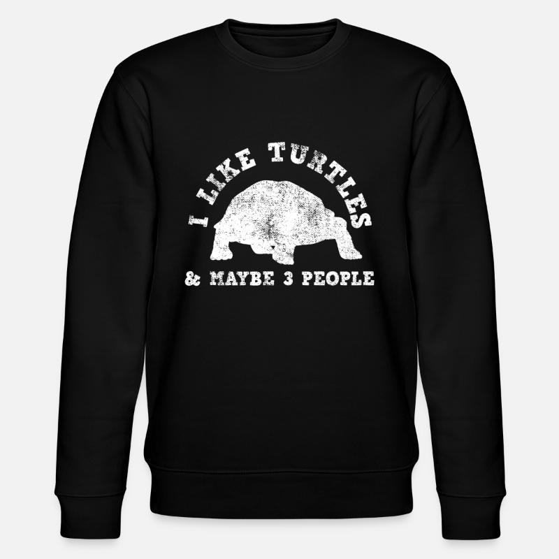 Turtle water turtle - Stanley/Stella CHANGER Unisex Organic Sweatshirt - black