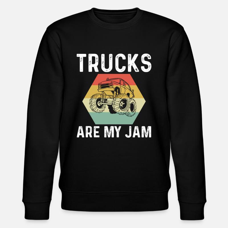 Monstertrucks - Stanley/Stella Unisex Bio-Sweatshirt CHANGER - Schwarz