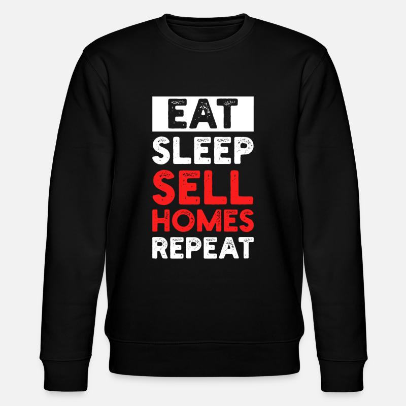 Agent immobilier - Sweat bio CHANGER Stanley/Stella Unisexe - noir
